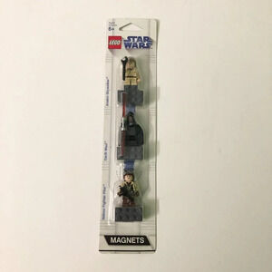Lego Star Wars Magnets Anakin Skywalker Darth Maul  Naboo Fighter Minifigures